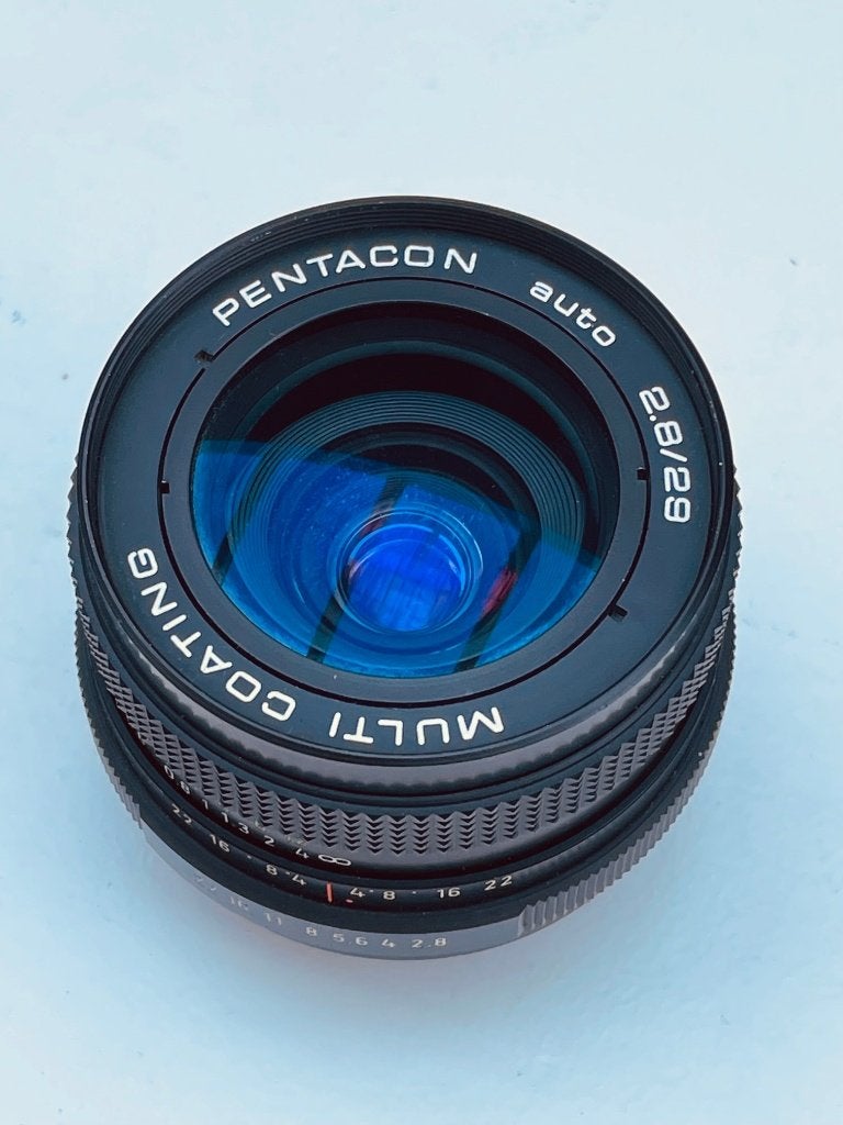 Pentacon MC auto 29 mm f2.8 M42 (synoniem: M.O.G. Orestegon), Ophalen of Verzenden, 1960 tot 1980