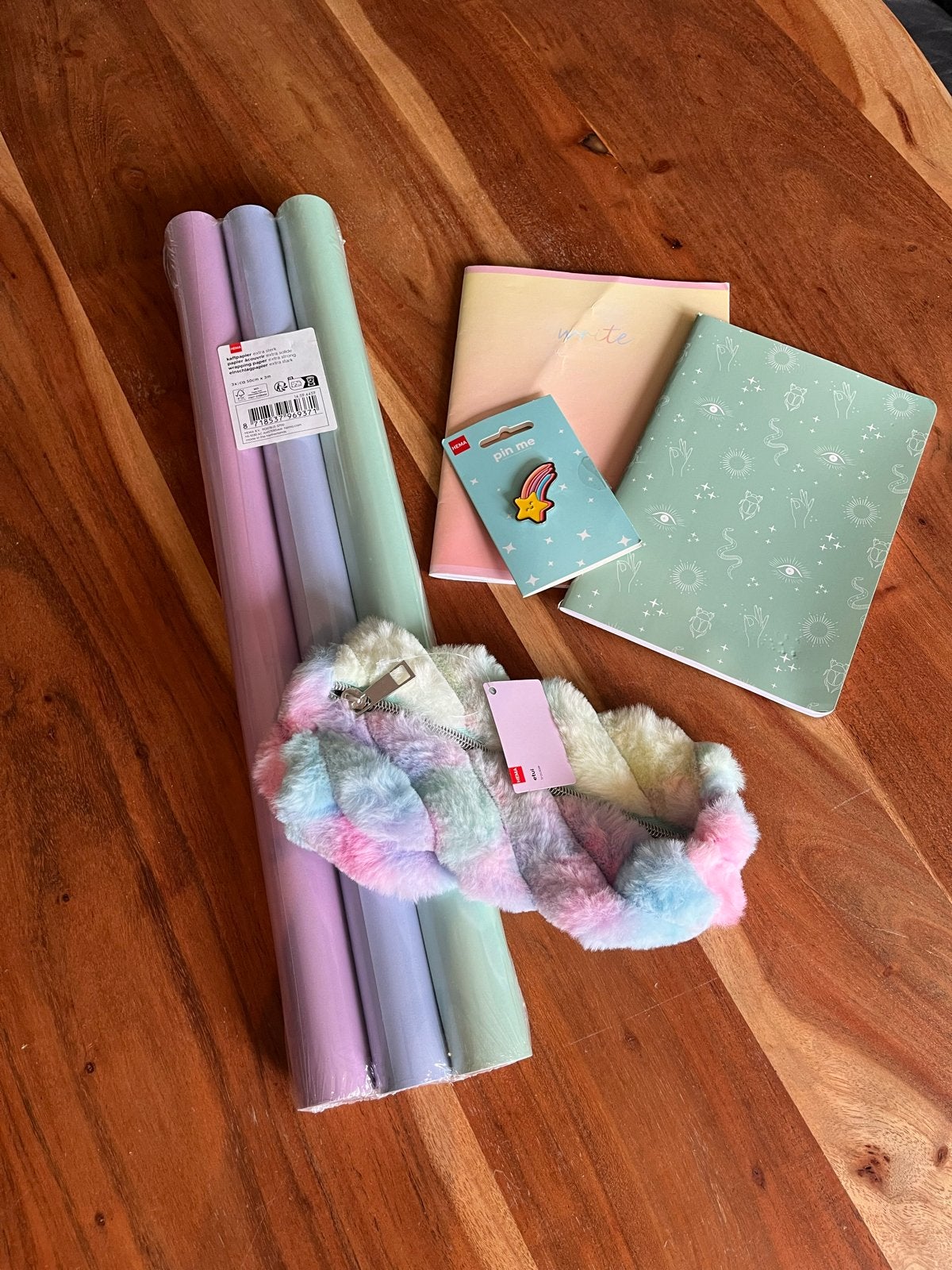 Nieuw start je schooljaar goed setje in pastel tinten, Diversen, Ophalen, Nieuw