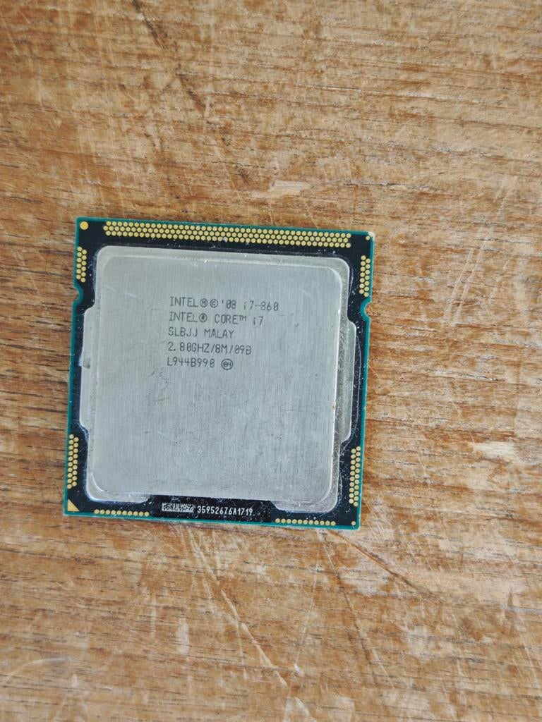 Intel Core i7-860 LGA 1156 Processor (Eerste Generatie), Gebruikt, 4-core, LGA 1156, Intel Core i7-860