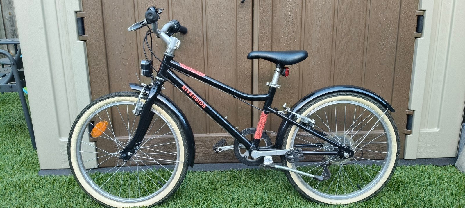 B'Twin Riverside 500 - Meisjes Fiets - 20 Inch - Kinderfiets, Ophalen, 20 inch of meer, Zo goed als nieuw, B'Twin