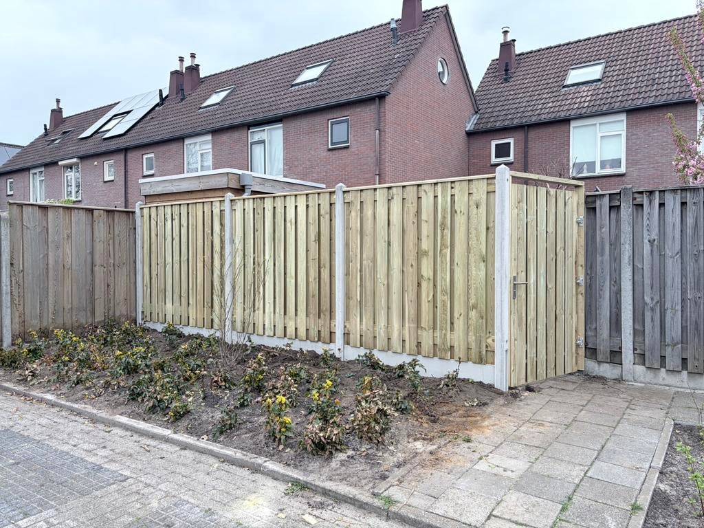 Nieuwe Schutting nodig? Snel geplaatst, incl BTW & Afwerking, 1 tot 2 meter, 6 meter of meer, Nieuw, Ophalen of Verzenden