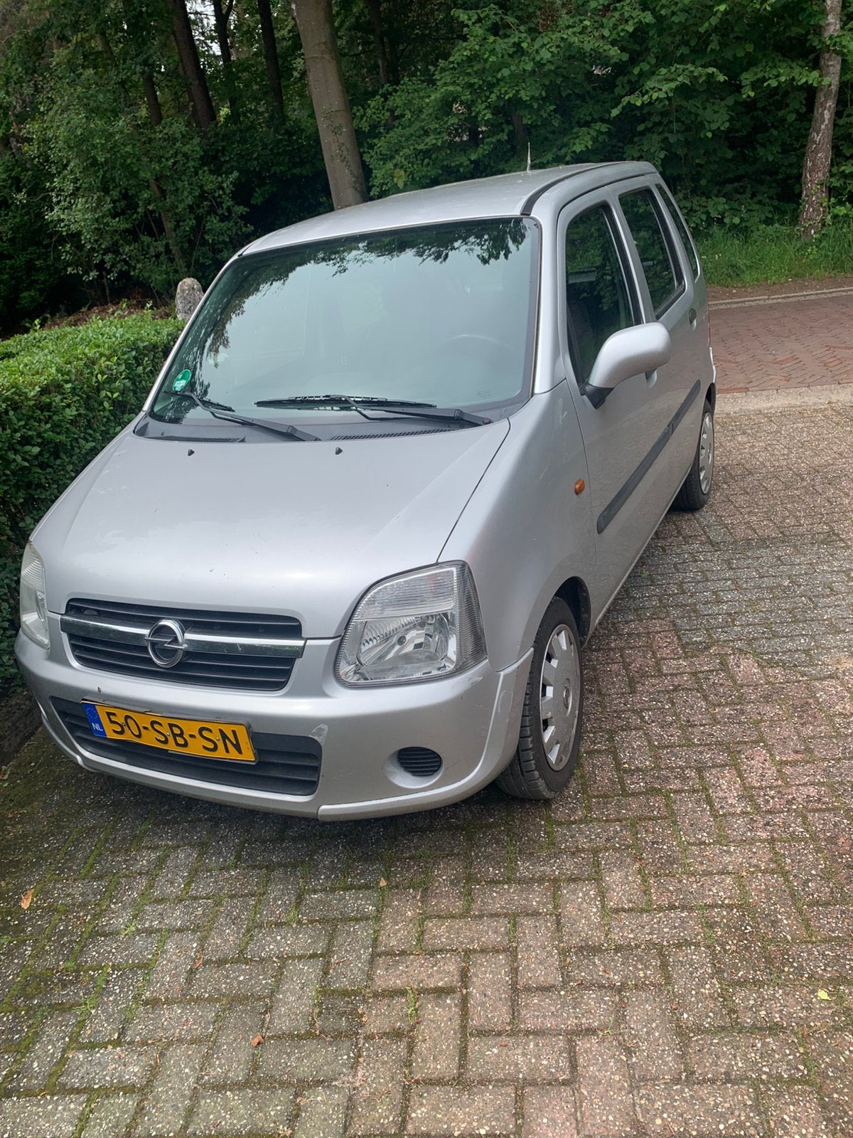 Opel Agila 1.0 2005 Grijs, Ophalen of Verzenden, Gebruikt, Opel