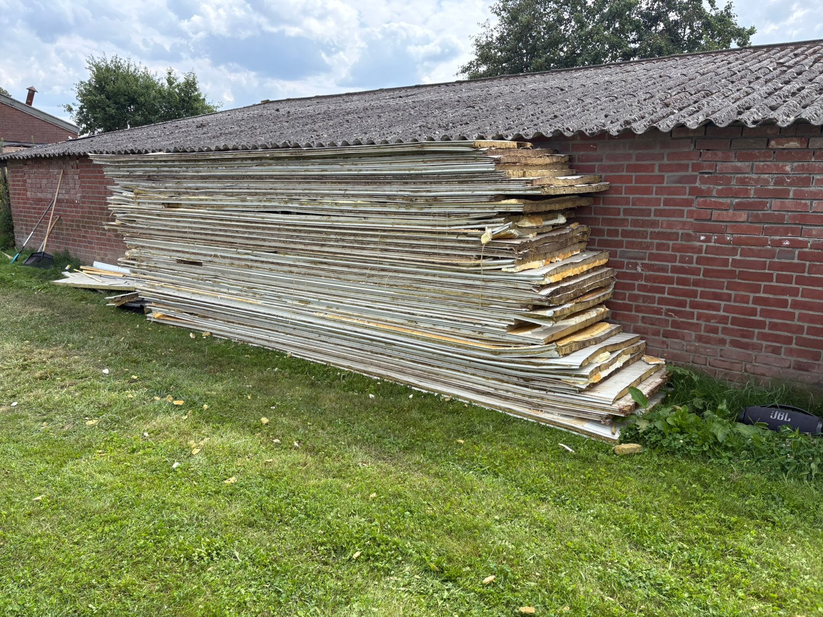 Steenwol sandwich panelen isolatie, Ophalen, Steen of Klei, Zo goed als nieuw, 15 m² of meer
