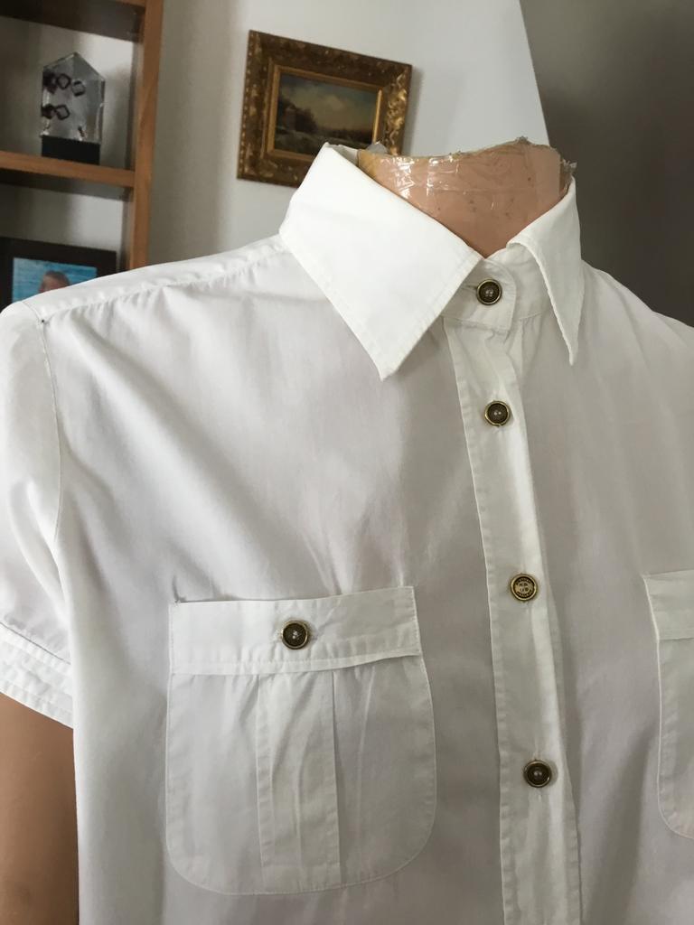 BURBERRY blouse maat XL origineel ZGAN, Kleding | Dames, Wit, G, Maat 46/48 (XL) of groter, Ophalen of Verzenden