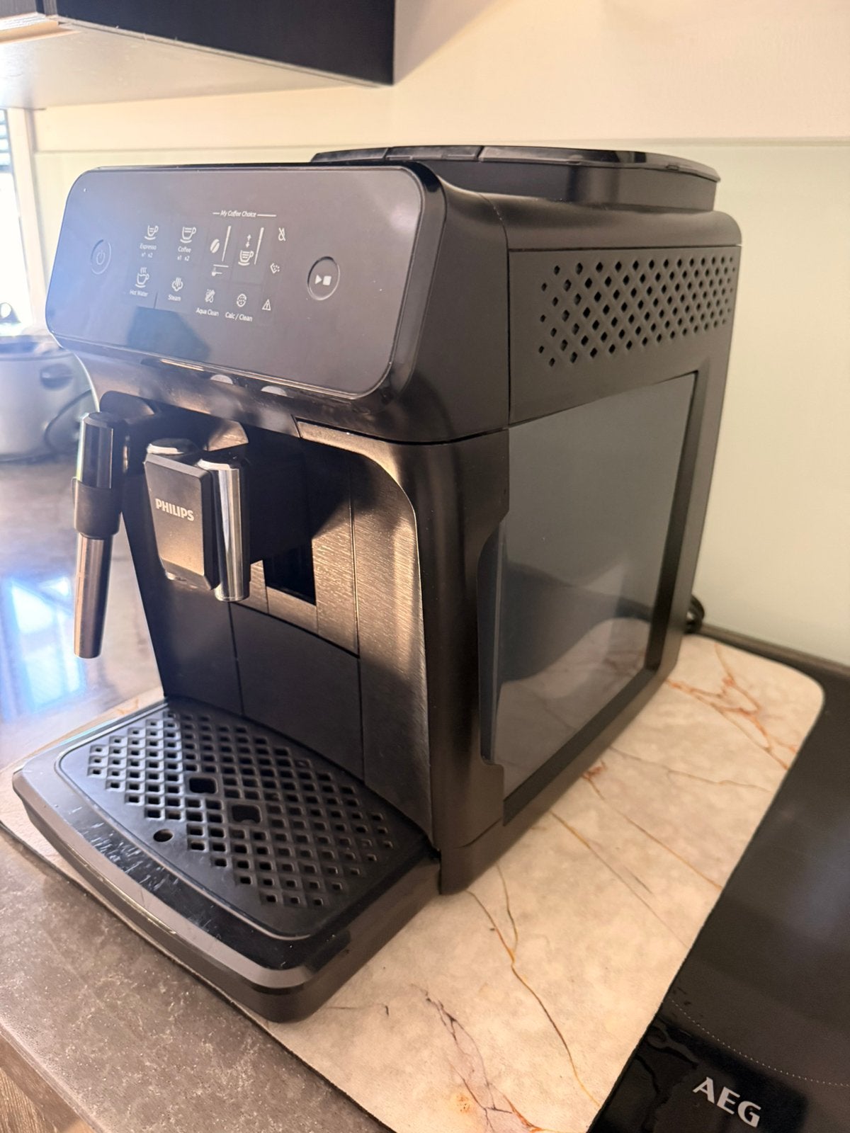 Philips koffie en espressomachine, Ophalen of Verzenden, Zo goed als nieuw, Espresso apparaat, Gemalen koffie