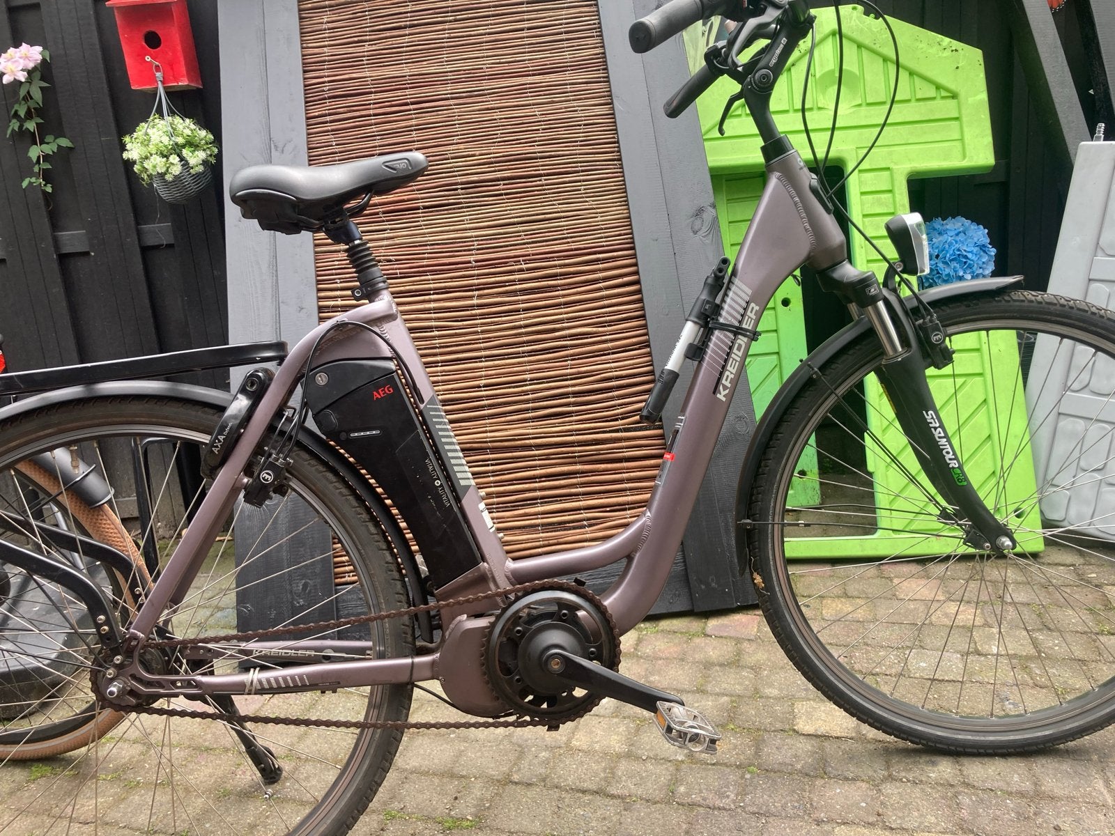 Kreidler elektrische fiets met defecte AEG accu, Fietsen en Brommers, Elektrische fietsen, Ophalen, Gebruikt, Overige merken