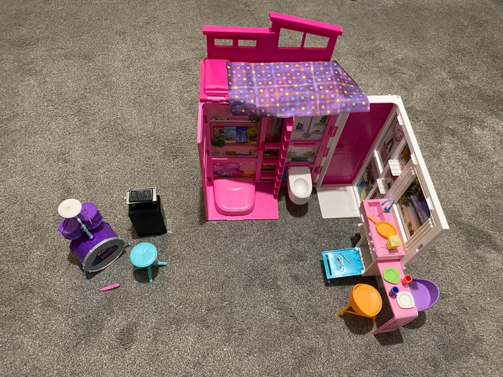 Barbie Droomhuis Speelset met Accessoires, Kinderen en Baby's, Speelgoed | Overig, Ophalen of Verzenden, Gebruikt, Meisje