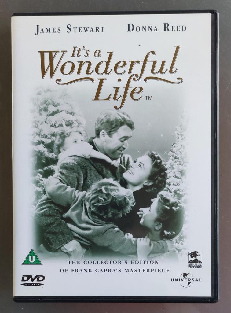 It’s a wonderfull life - DVD Frank Capra, Alle leeftijden, Overige genres, Ophalen of Verzenden, Zo goed als nieuw