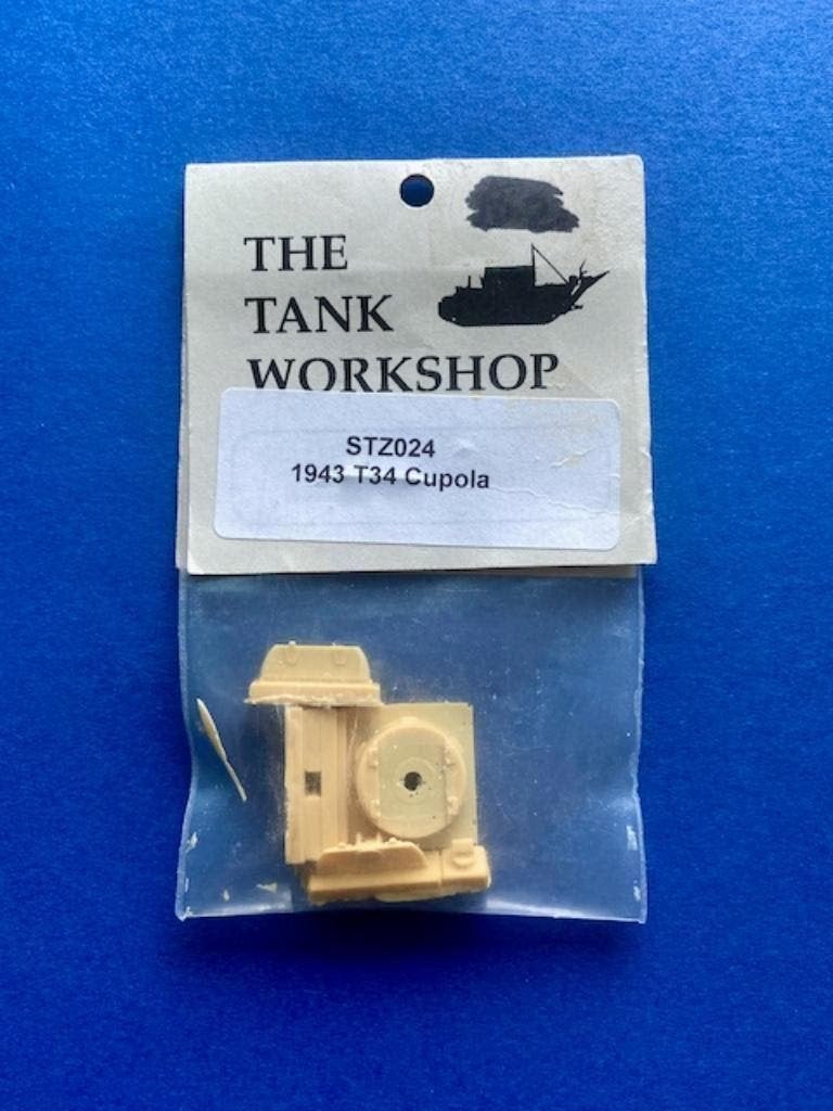 TWS	STZ024	T34/76 Cupola	1/35	Resin, Tank, Italeri, 1:32 tot 1:50, Nieuw