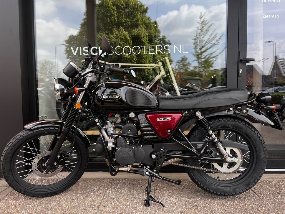 Hanway Caferacer RAW 50 | Nu Reserveren Beperkte Levering!!, HANWAY, Maximaal 45 km/u, Onbekend, Nieuw