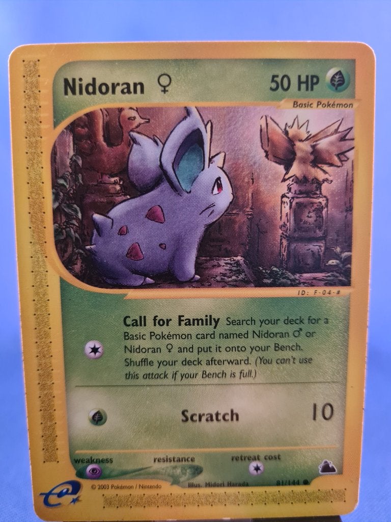 Nidoran  81/144 - Skyridge, Verzenden, Gebruikt