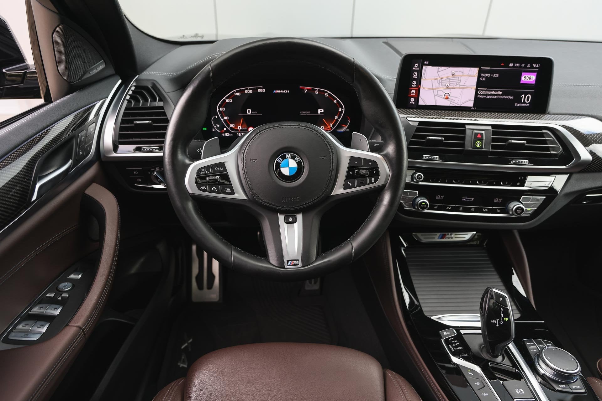 BMW X4 M40i Automaat / Trekhaak / Panoramadak / Sportstoelen, Auto's, Dealer onderhouden, Gebruikt, Met garantie (alle), Leder