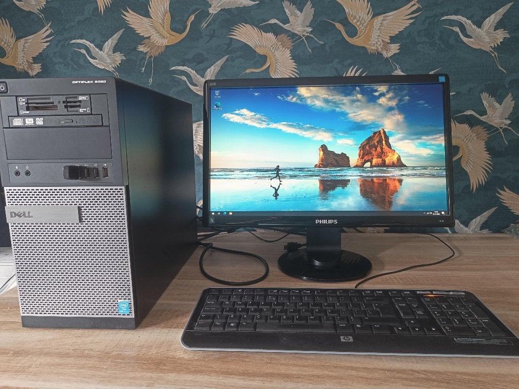 Dell Optiplex 9020 met Full HD monitor, Gebruikt, 8 GB, HDD, Intel Core i5