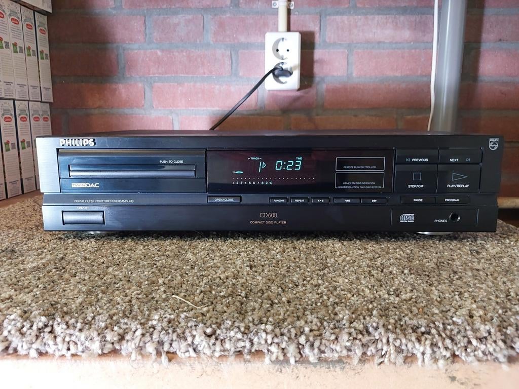 PHILIPS CD-speler CD-600, Audio, Tv en Foto, Cd-spelers, Ophalen of Verzenden, Philips