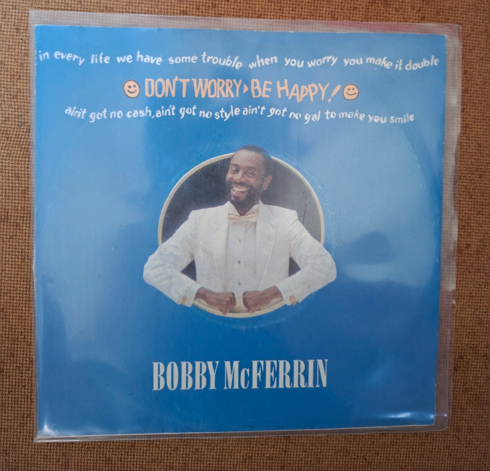 McFerrin, Bobby - Don t worry be happy - Single is TOP, Cd's en Dvd's, Vinyl Singles, Ophalen of Verzenden, Gebruikt, 7 inch, Pop