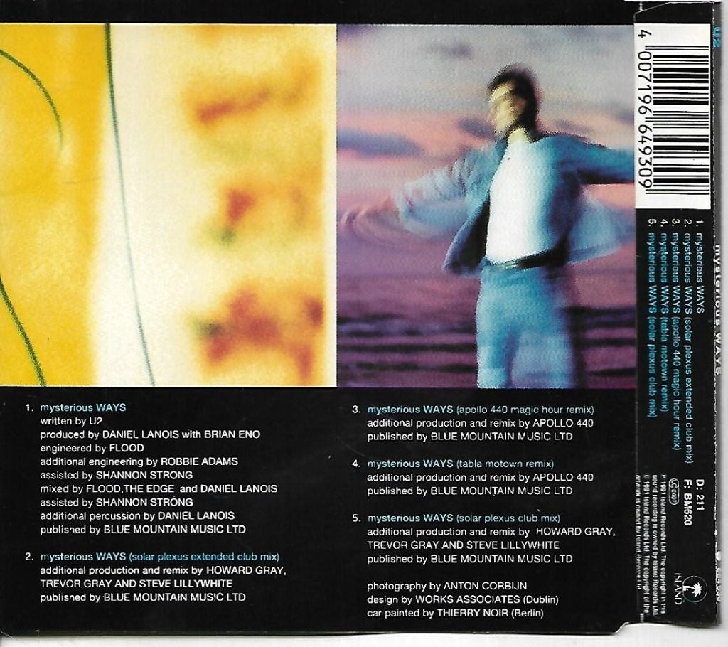 U2 - Mysterious ways (maxi), Ophalen of Verzenden, Gebruikt