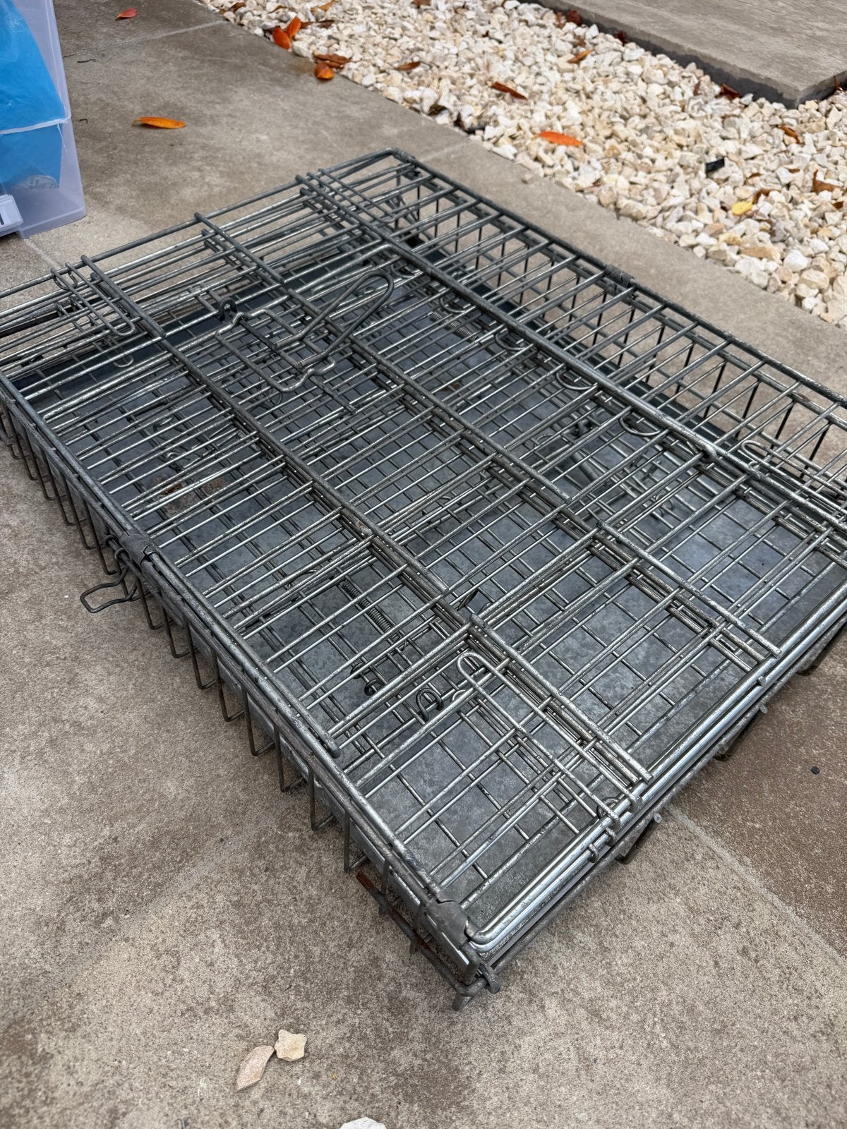 Hondenbench – gebruikt voor onze mini Australian Doodle, Ophalen