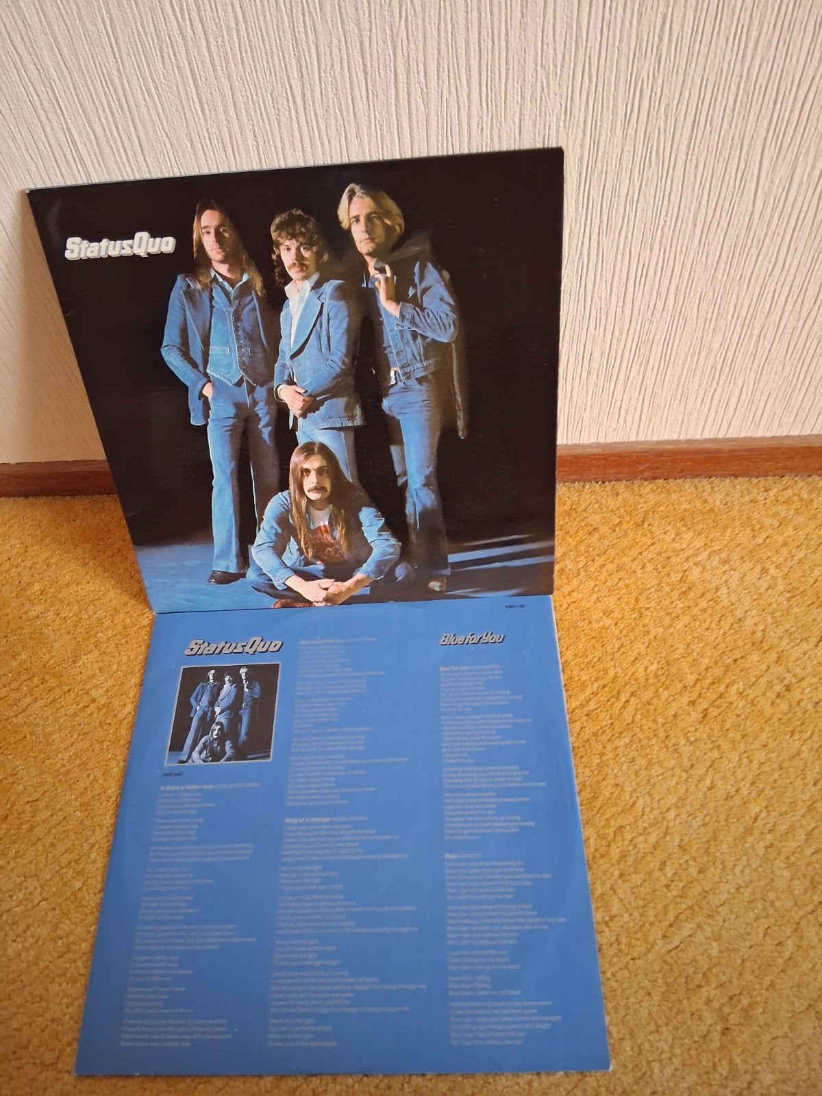 Status Quo - Blue for You LP (1976), Gebruikt, Ophalen of Verzenden, 1970 - 1979, Gatefold hoes