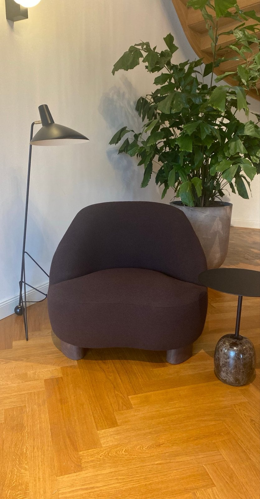 &Tradition Margas LC1 fauteuil Deens Scandinavisch design, Huis en Inrichting, Fauteuils, Ophalen, Nieuw, Stof, 75 tot 100 cm