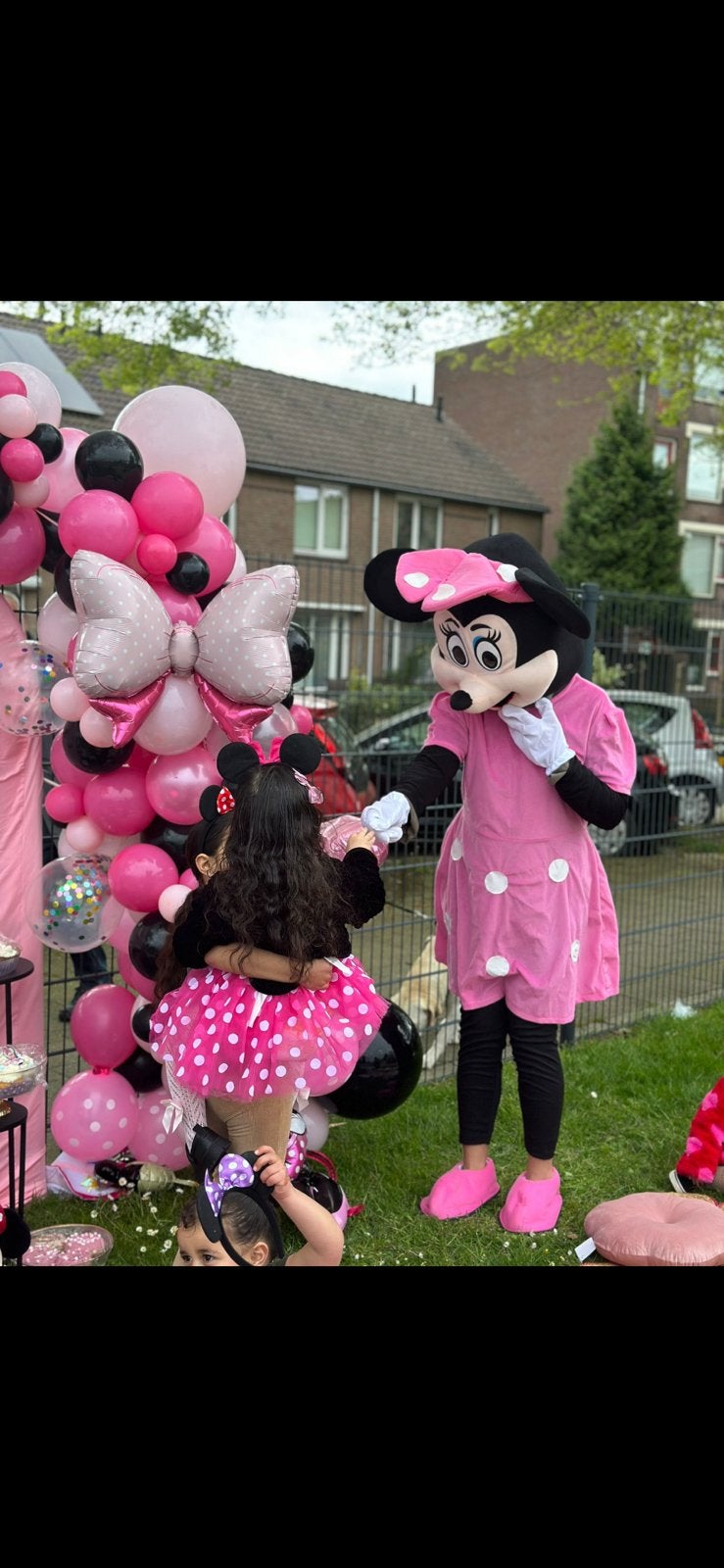 Minnie Mouse mascotte te huur, Ophalen, Zo goed als nieuw, Verjaardag