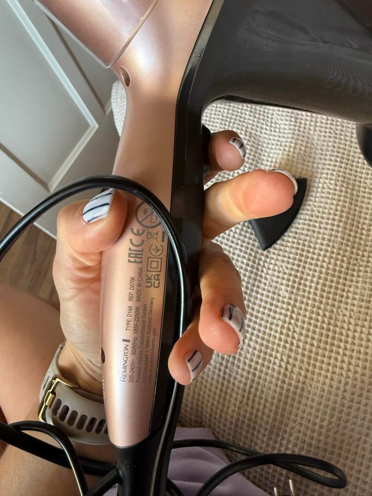Remington Föhn met Twee Opzetstukken, Ophalen of Verzenden, Zo goed als nieuw, Haarverzorging