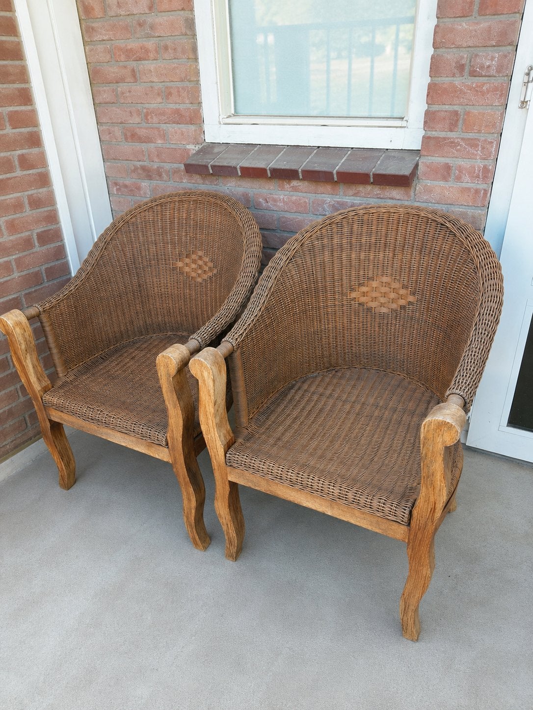 Koopje: Rotan stoelen, Tuin en Terras, Tuinstoelen, Ophalen, Zo goed als nieuw, Rotan