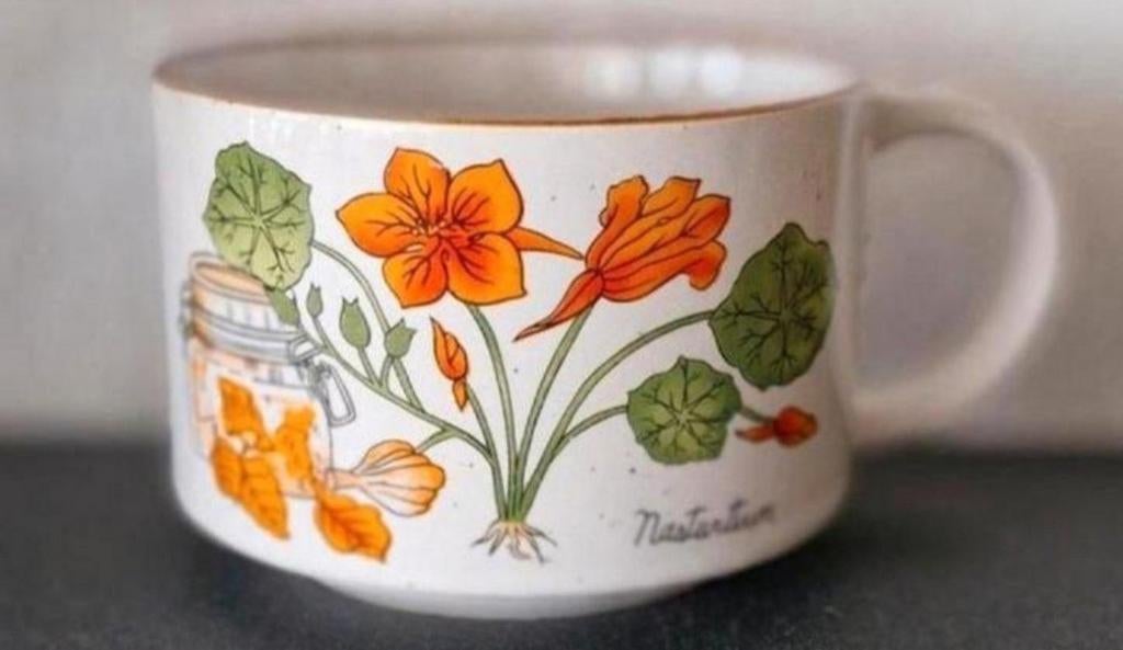 Soepkom Wilde Bloemen, Ophalen of Verzenden, Zo goed als nieuw, Overige stijlen, Kom(men)