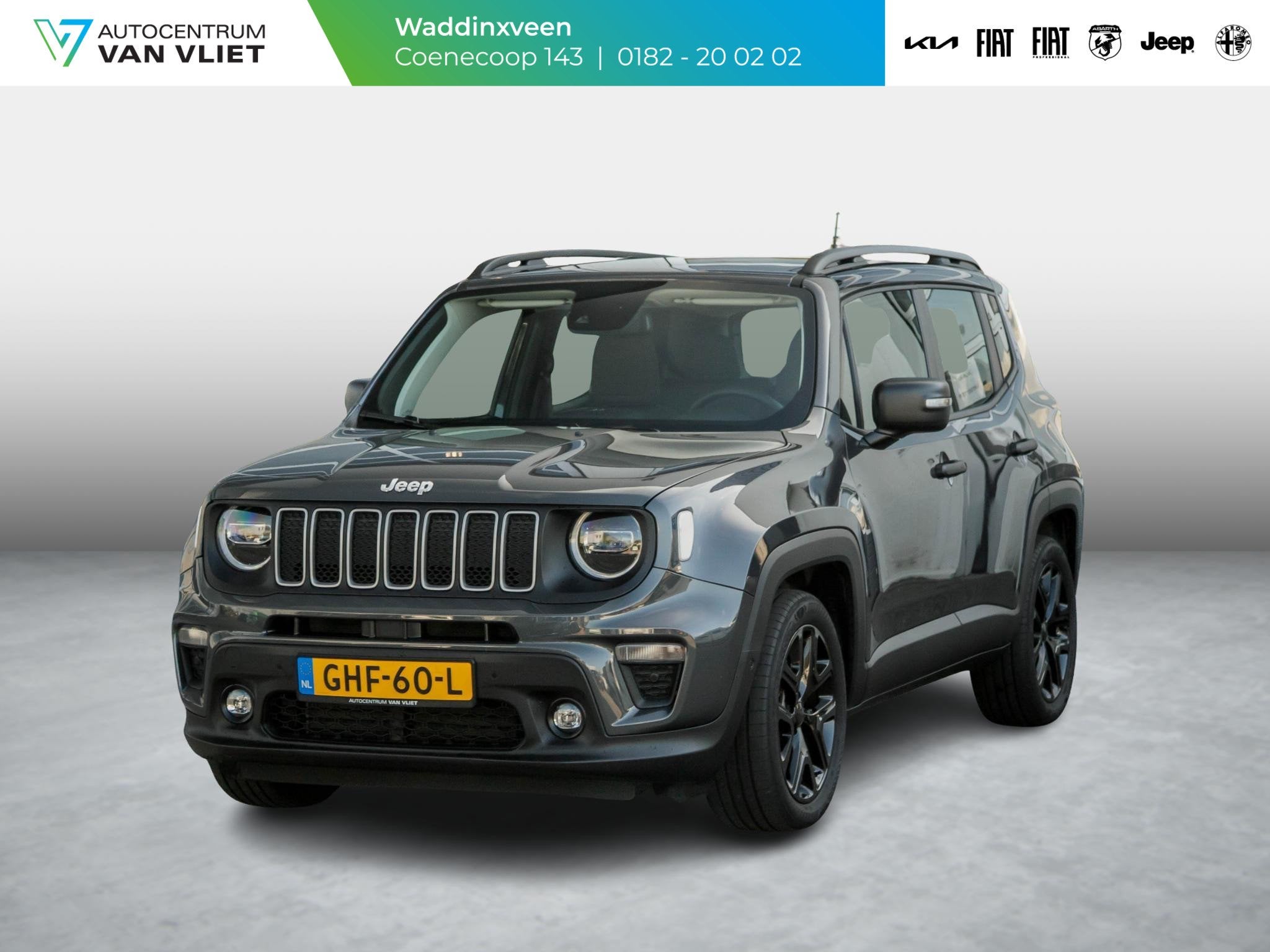 Jeep Renegade 1.5T e-Hybrid Summit | Leder | Schuif/Kantelda, Auto's, 12 maanden, Gebruikt, 4 cilinders, Bedrijf