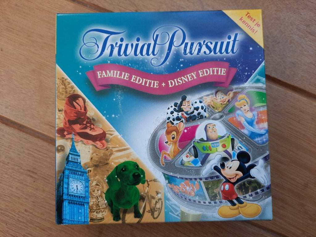 Trivial Pursuit - Familie editie + Disney - Hasbro - Nieuw -, Hobby en Vrije tijd, Gezelschapsspellen | Bordspellen, Ophalen of Verzenden