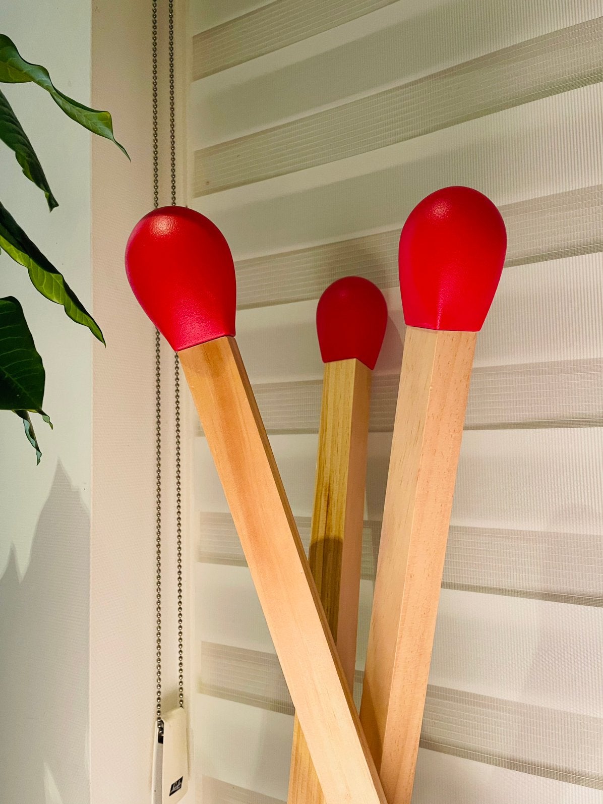 🔥 IKEA STRÅLA Matchstick Lamp, Hout, Ophalen of Verzenden, Zo goed als nieuw, Minder dan 100 cm
