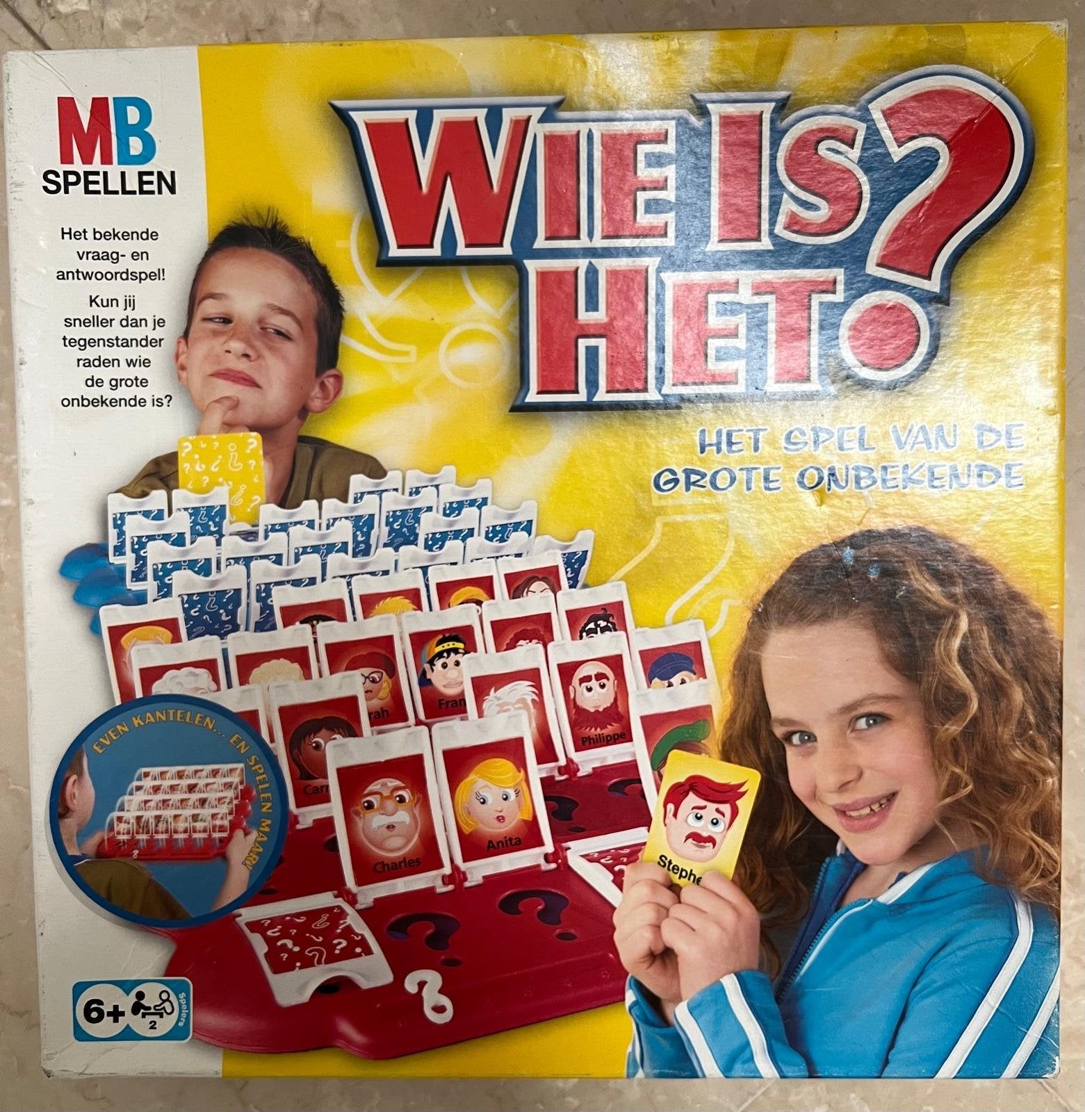 Wie is het? - Het spel van de grote onbekende, Een of twee spelers, Ophalen of Verzenden, Zo goed als nieuw