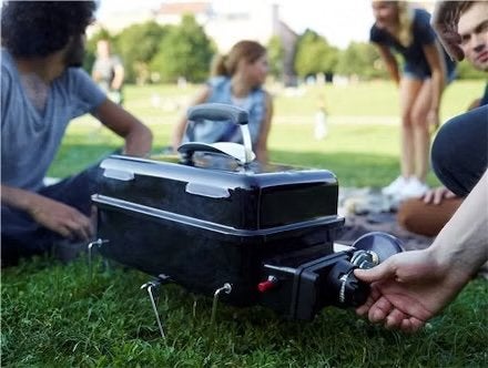 Weber Go Anywhere, Ophalen, Gebruikt