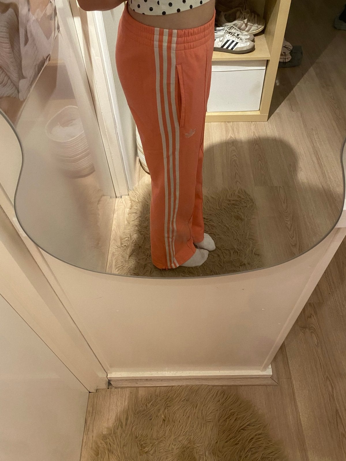 Officiële Adidas broek maat S in goede staat, Oranje, Ophalen of Verzenden, Zo goed als nieuw, Maat 36 (S)