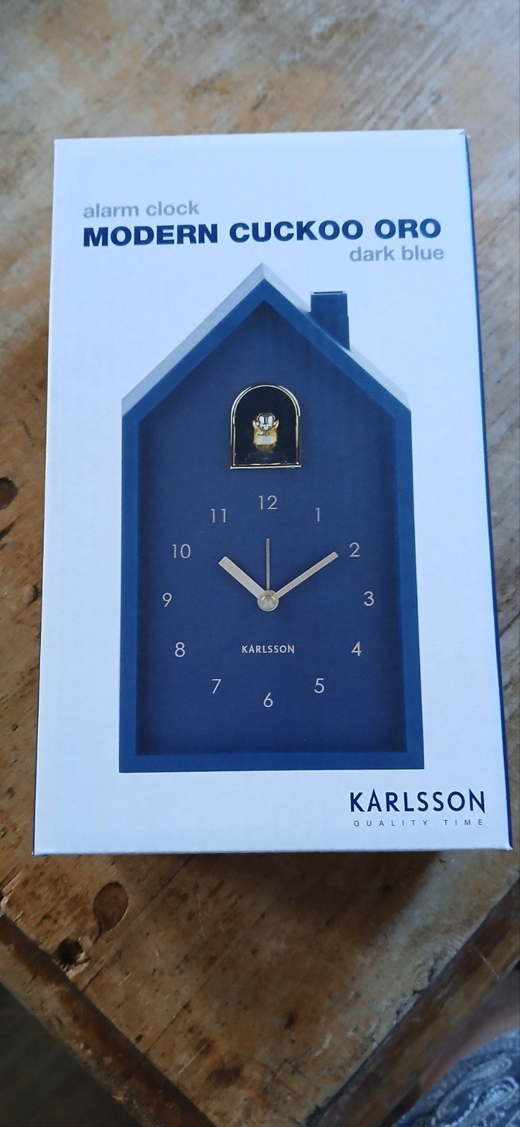 Karlsson modern cuckoo oro klok, Wandklok, Analoog, Nieuw, Ophalen of Verzenden