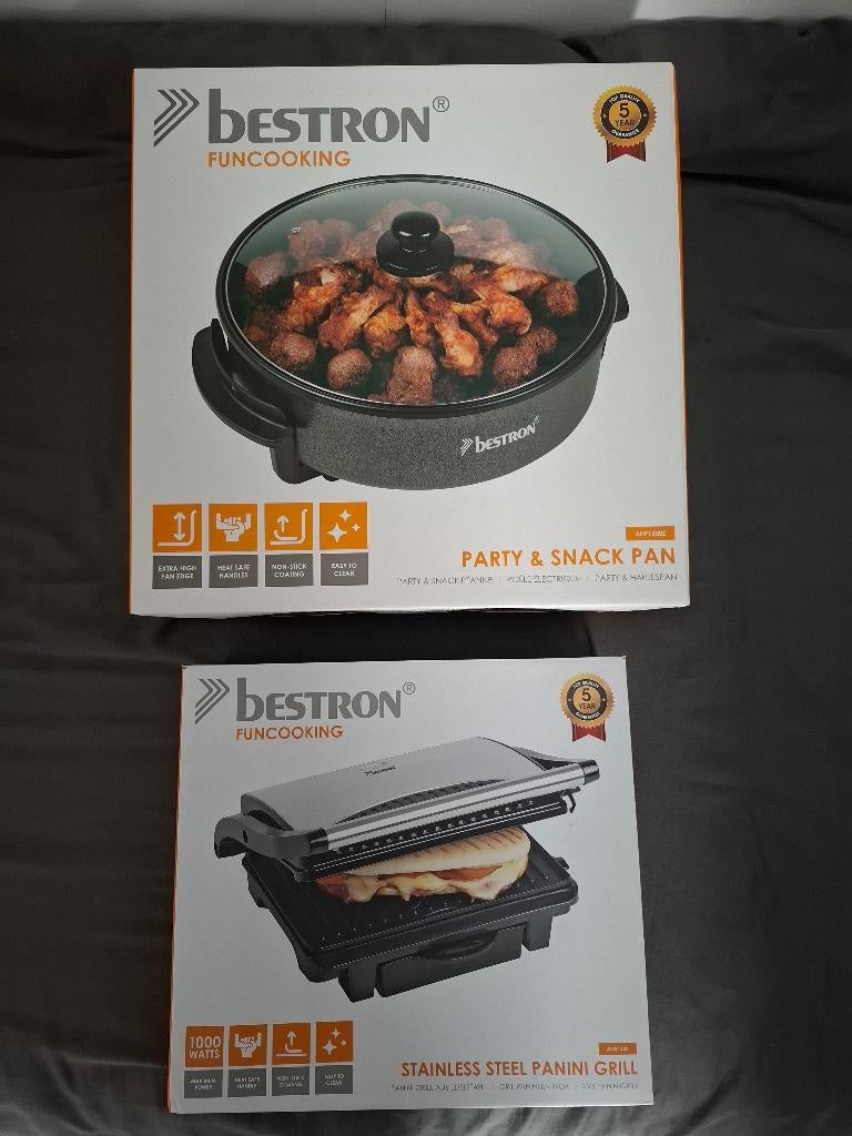Hapjes & snack pan /paninigril, Ophalen of Verzenden, Nieuw