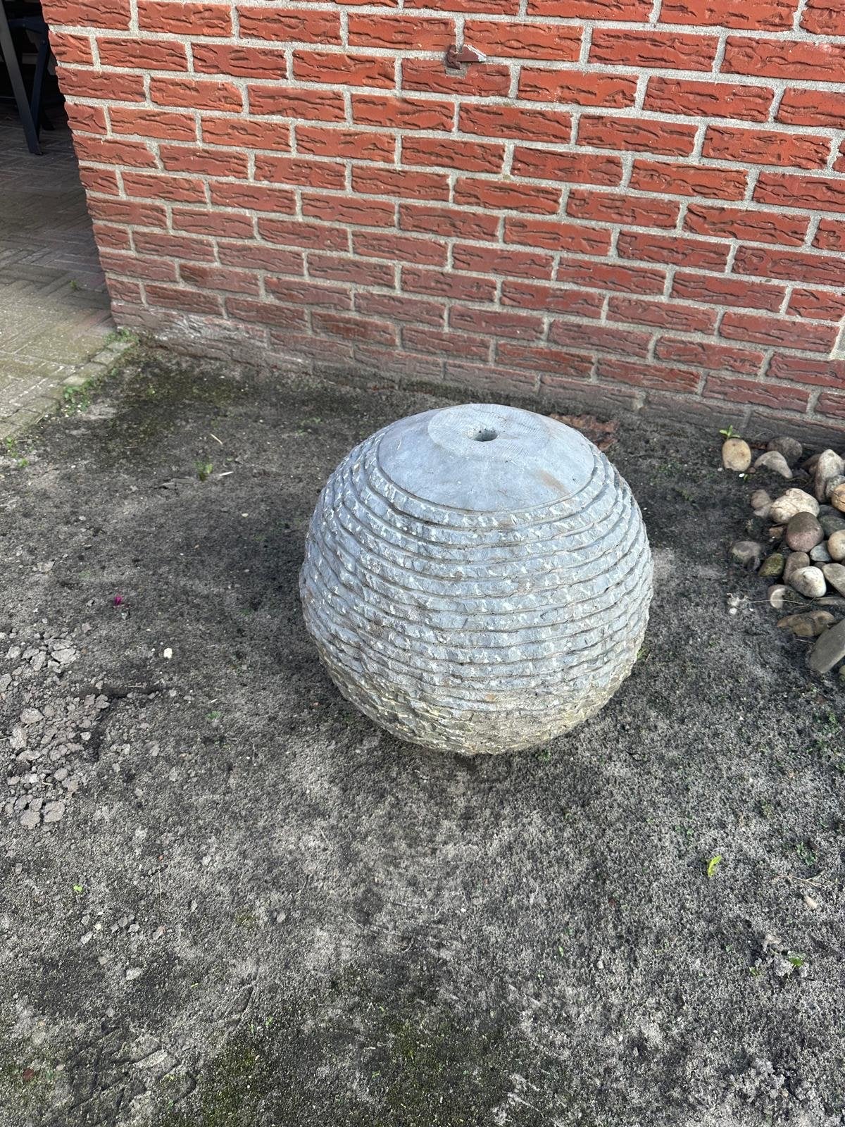 Tuinfontein/Waterornament Steen met Pomp, Tuin en Terras, Ophalen, Gebruikt, Graniet, Waterornament