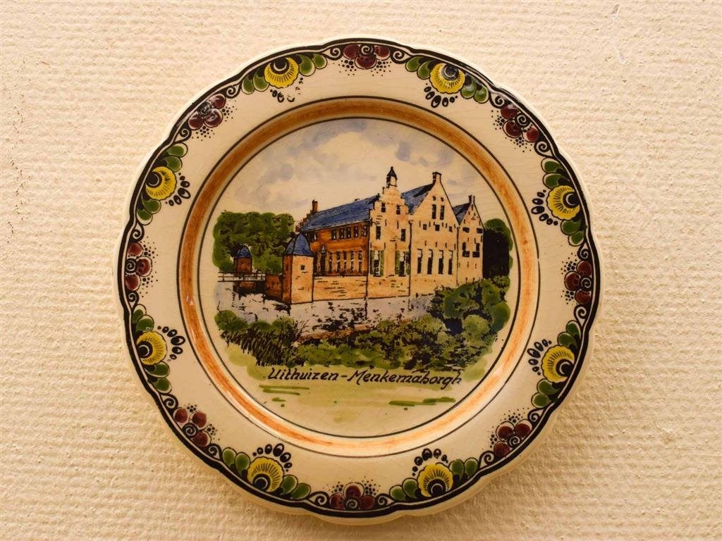 Porseleinen wandbord 51616, Huis en Inrichting, Ophalen of Verzenden, Gebruikt