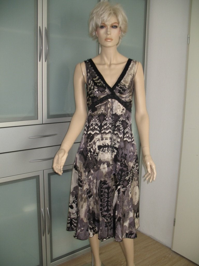 Didi Midi Swingjurk Dress Maat XS / S Vintage, Maat 38/40 (M), Meerkleurig, Didi, Ophalen of Verzenden