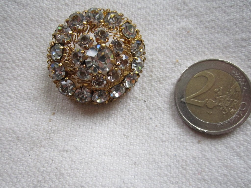 28.   Schitterende oude broche, Austria, Ophalen, Overige materialen, Broche