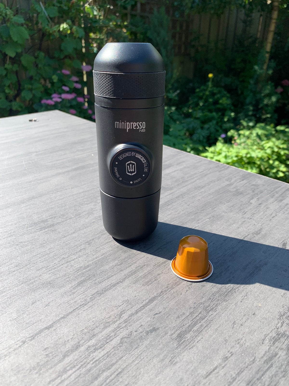 Wacaco Minipresso NS - portable espresso maker, Ophalen of Verzenden, Zwart, Overige merken, Overige typen