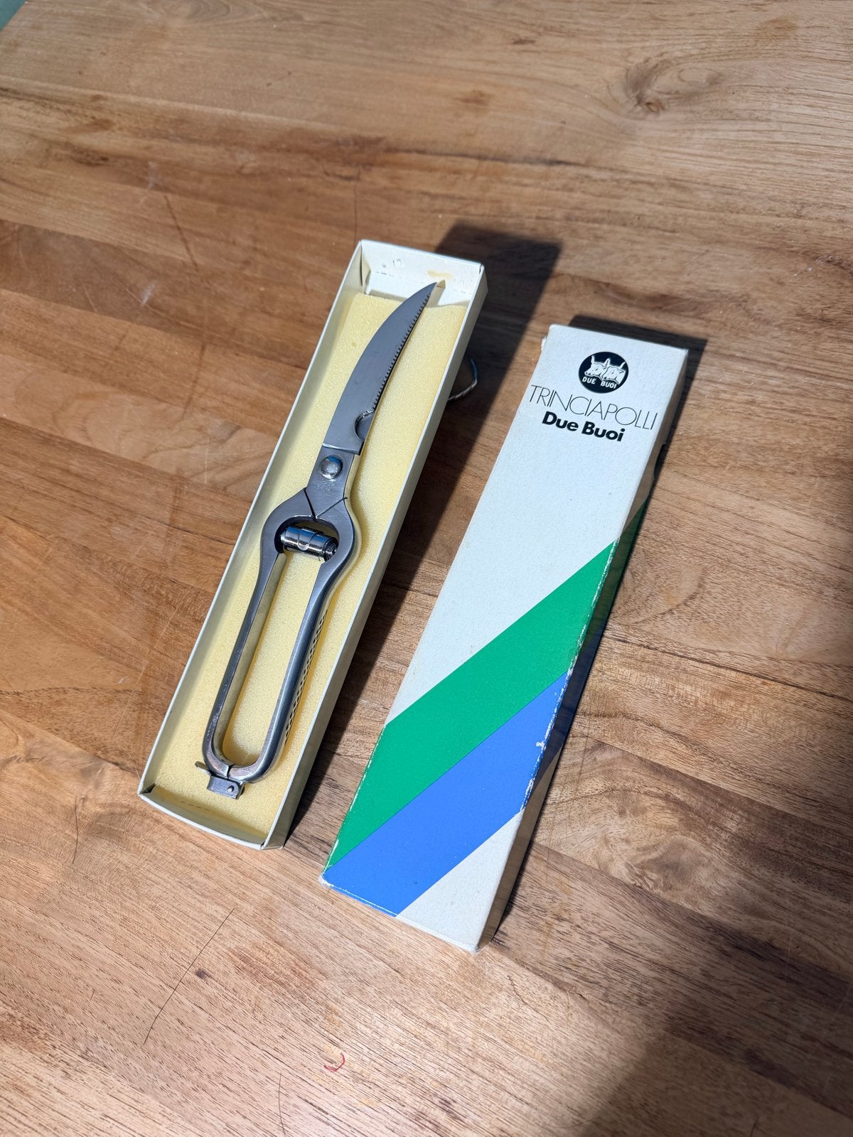Trinciapolli Due Buoi Gevogelteschaar - hele goede staat, Overige typen, ., Zilver, Ophalen of Verzenden