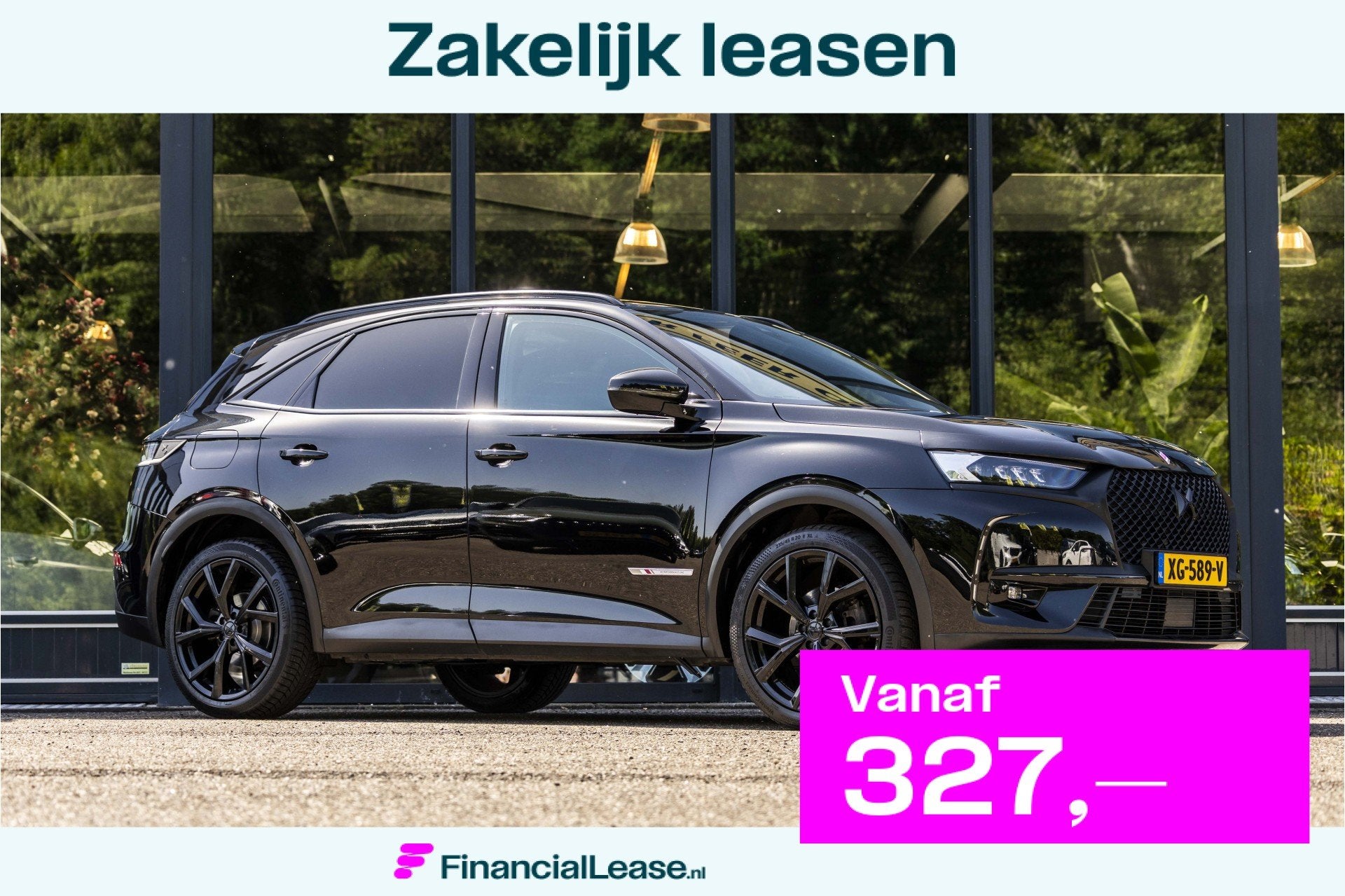 DS DS 7 Crossback 1.6 PureTech Performance Line, Euro 6, 4 cilinders, 181 pk, Zwart