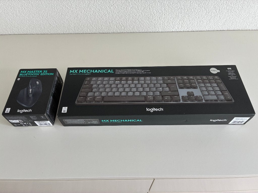 Logitech MX Master 3S Bluetooth Edition/ MX Mechanical set, Computers en Software, Logitech, Toetsenbord en muis-set, Nieuw, Ophalen of Verzenden