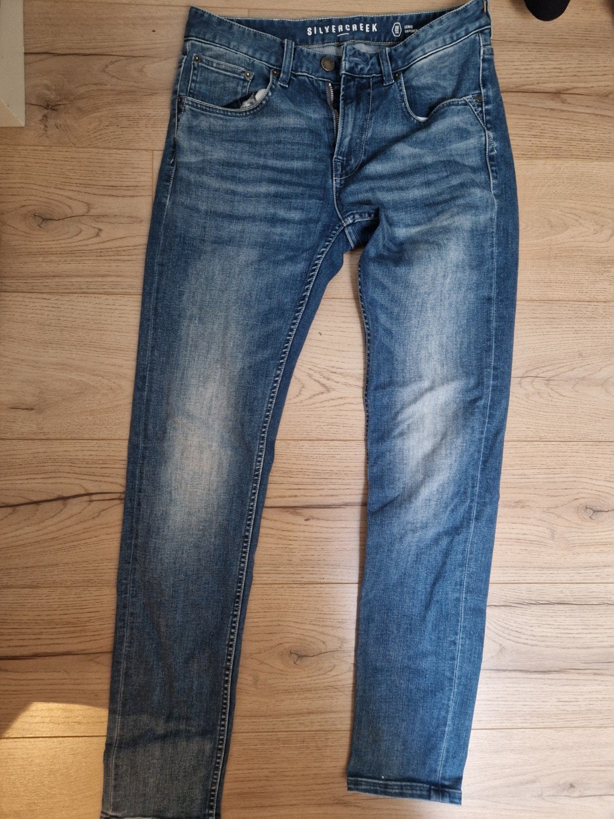Silvercreek Lewis Tapered Jeans Heren - Maat W29 L34, Blauw, W32 (confectie 46) of kleiner, Ophalen of Verzenden, Zo goed als nieuw