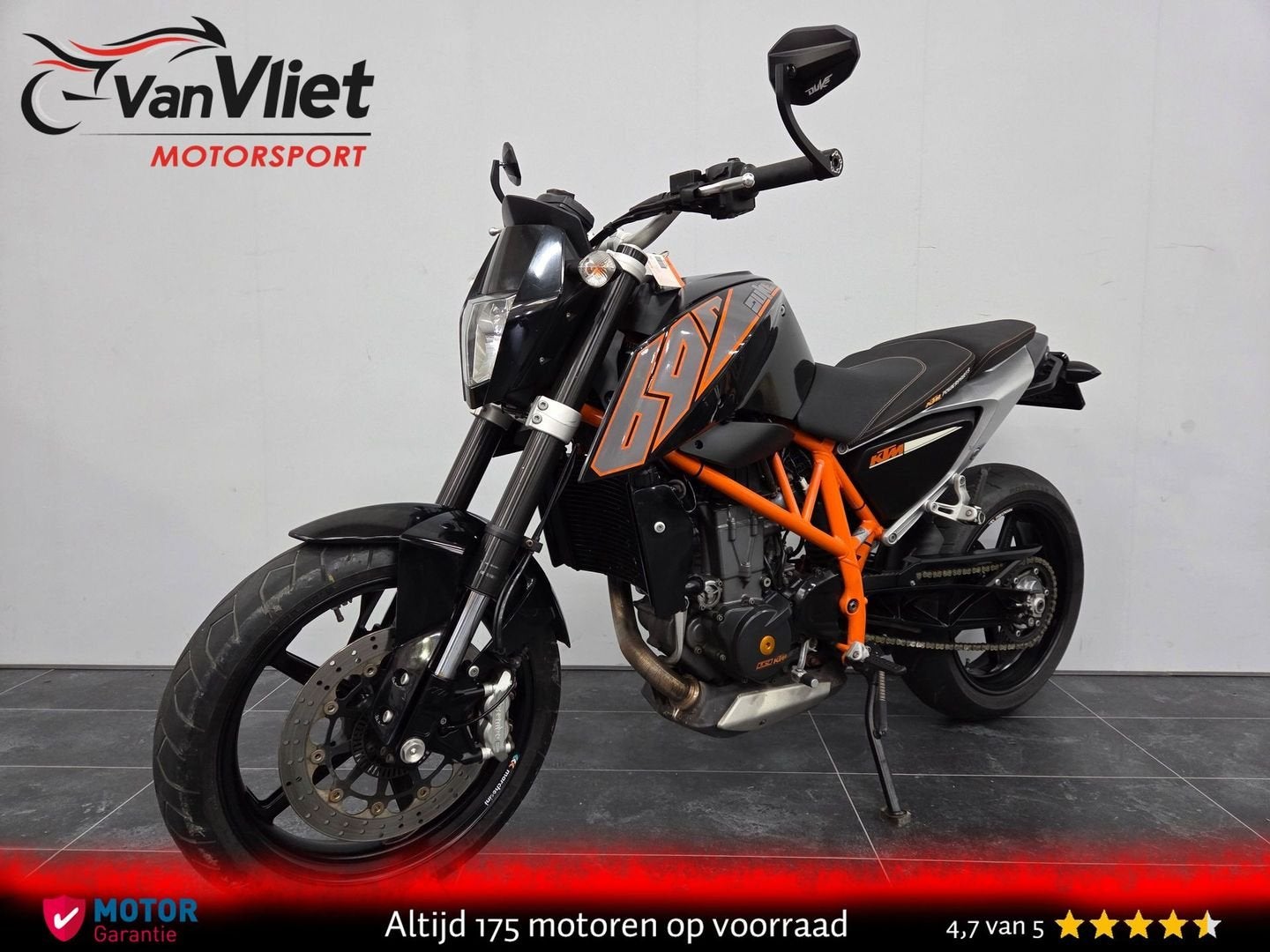 Zeer Mooie Ktm Duke 690 Akrapovic 35kw Vol Vermogen, KTM, Bedrijf, Onbekend, 654 cc