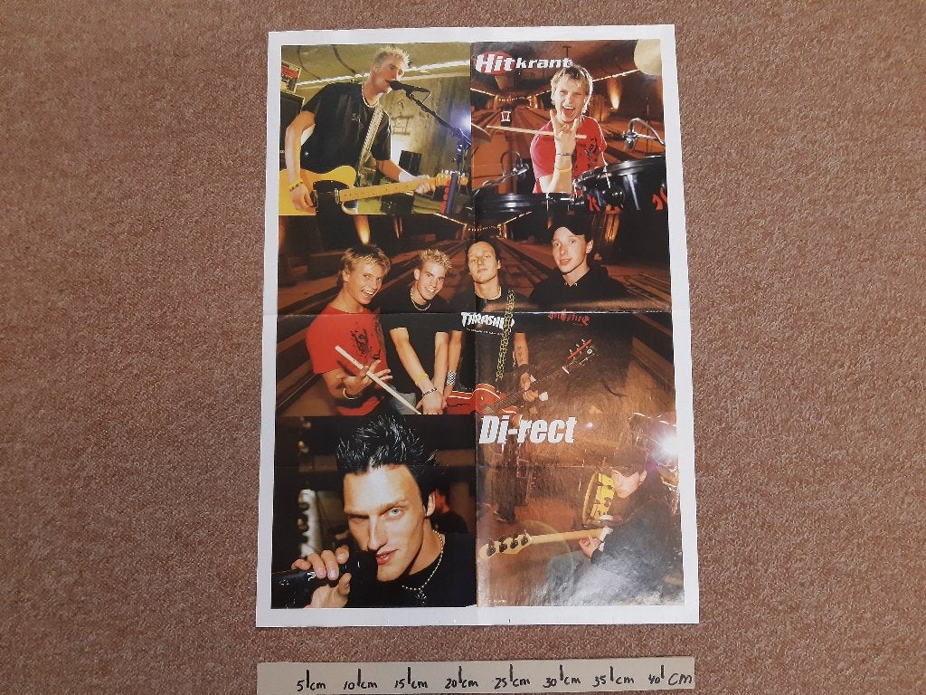 Poster Di-Rect Hitkrant A2 44x62 cm Ali B Direct DI-RECT, Verzamelen, Posters, Rechthoekig Staand, Ophalen of Verzenden, Zo goed als nieuw