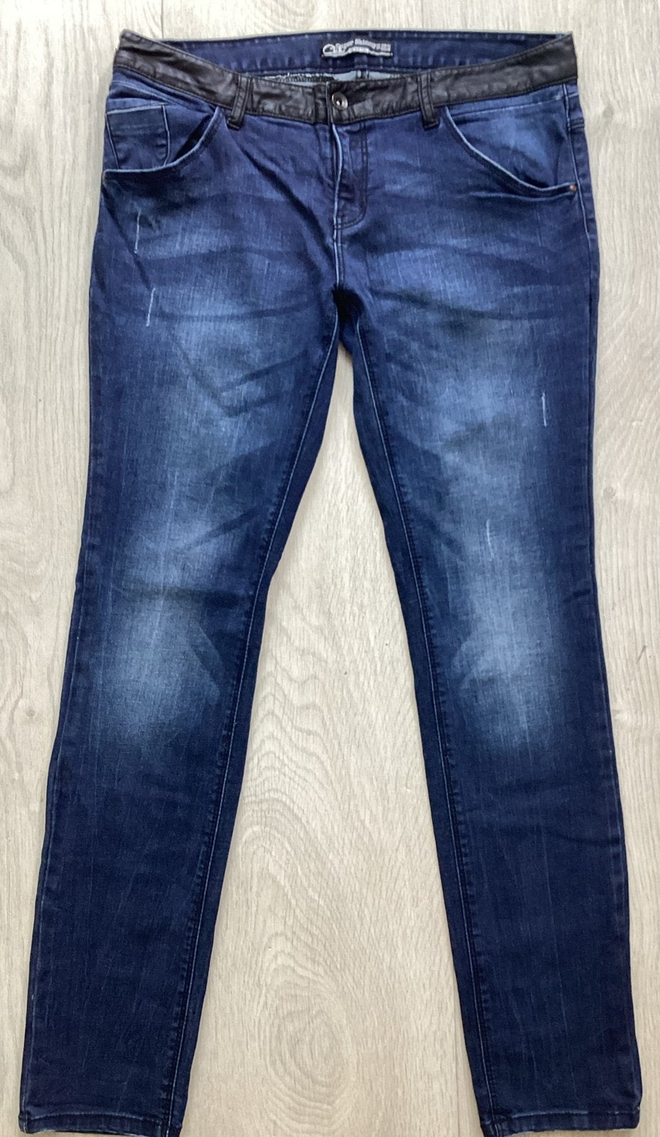 Super Skinny Jeans maat 42 van C&A, Blauw, Ophalen of Verzenden, W33 - W36 (confectie 42/44), Gedragen