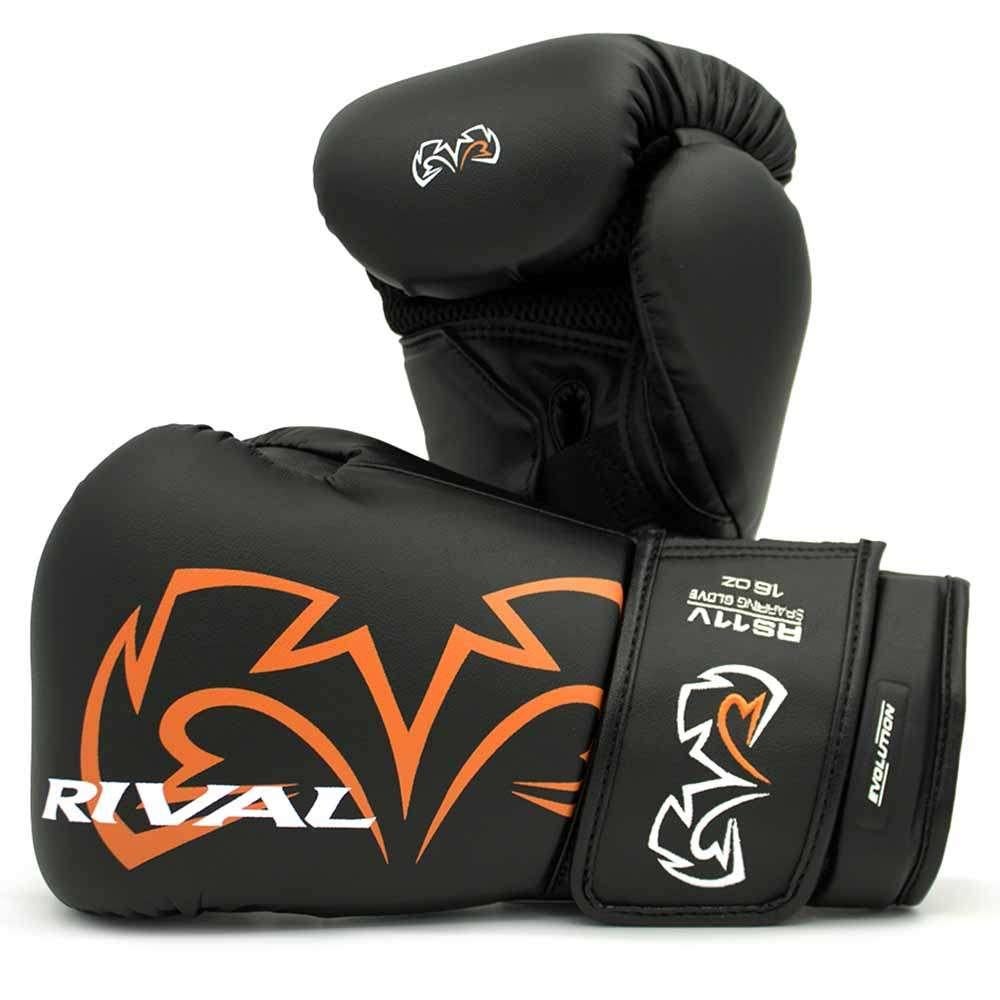 Boxing gloves Rival Evolution RS11V Sparring Black, Ophalen of Verzenden, Bokshandschoenen