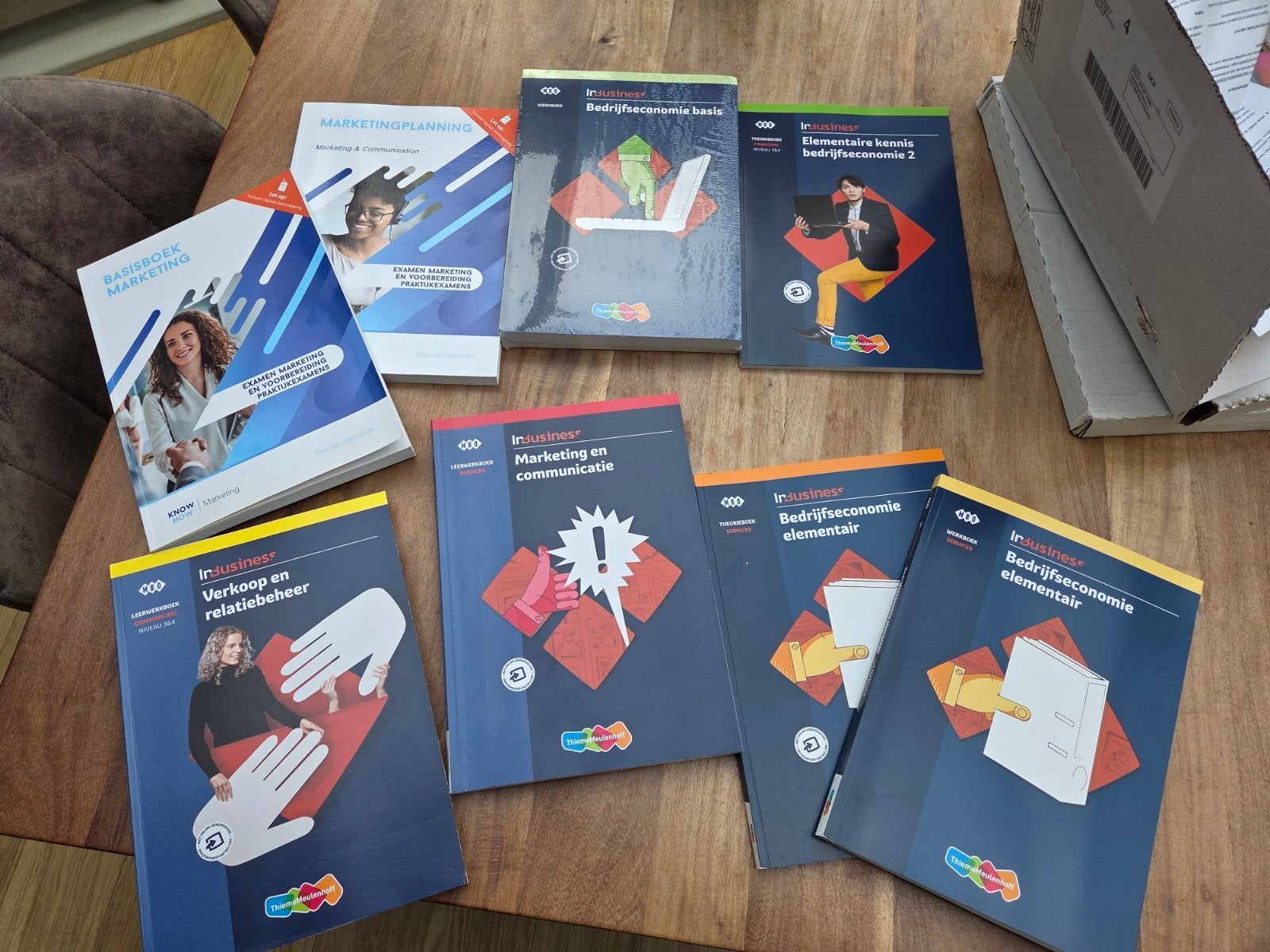 Diverse MBO InBusiness & Marketing studieboeken, Nieuw, Ophalen of Verzenden, MBO, ThiemeMeulenhoff / Know How