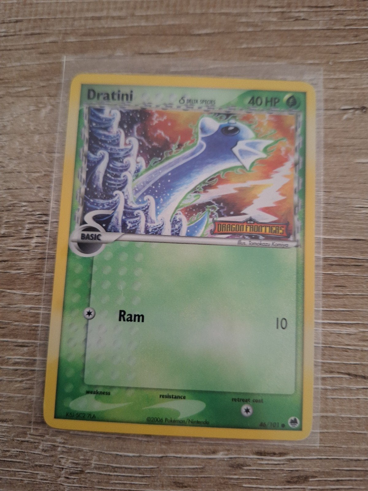 Dratini Dragon Frontiers reverse holo Pokemon Vintage delta, Ophalen of Verzenden